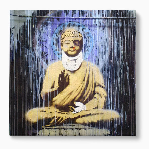 Tablou Canvas Premium LuxCanva® A1519, Zen ,  Room, Statuie, Amuleta, Zeu, Decorativ, Living, Culori Vibrante