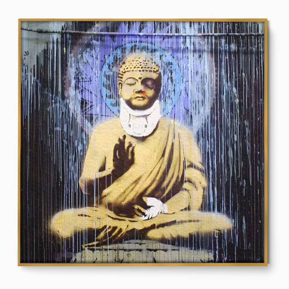 Tablou Canvas Premium LuxCanva® A1519, Zen ,  Room, Statuie, Amuleta, Zeu, Decorativ, Living, Culori Vibrante