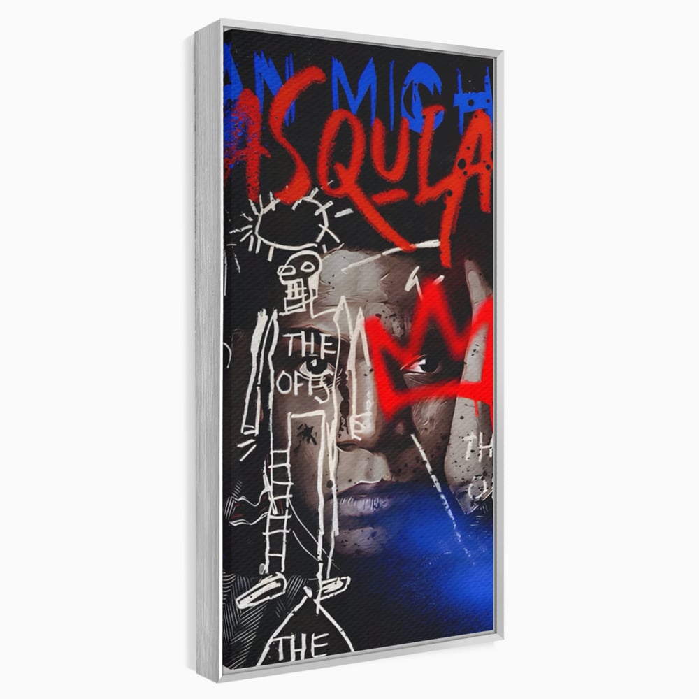 Tablou Canvas Premium LuxCanva® A1520, Michel Basquiat , Room, Artist Plastic, SAMO, Arta Stradala, Dormitor, Culori Vibrante