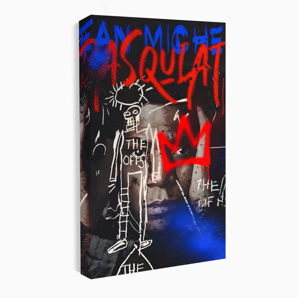 Tablou Canvas Premium LuxCanva® A1520, Michel Basquiat , Room, Artist Plastic, SAMO, Arta Stradala, Dormitor, Culori Vibrante