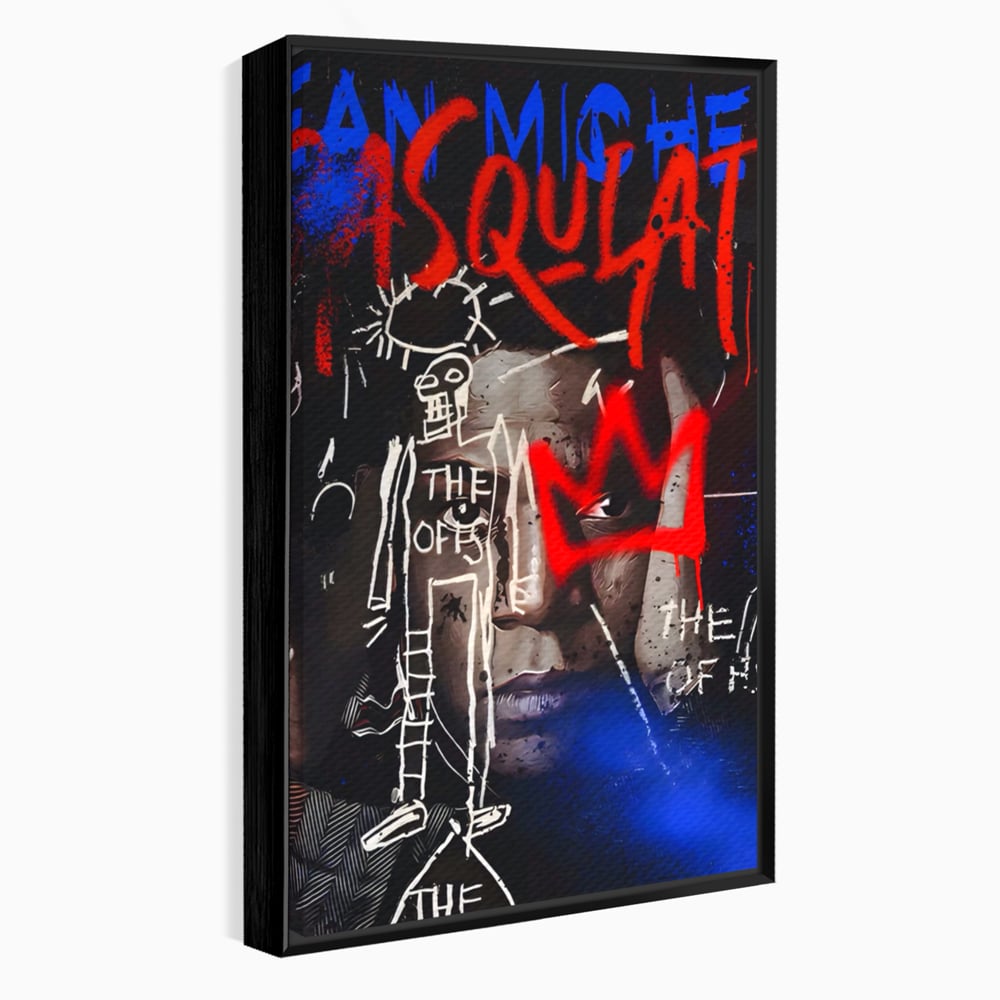 Tablou Canvas Premium LuxCanva® A1520, Michel Basquiat , Room, Artist Plastic, SAMO, Arta Stradala, Dormitor, Culori Vibrante