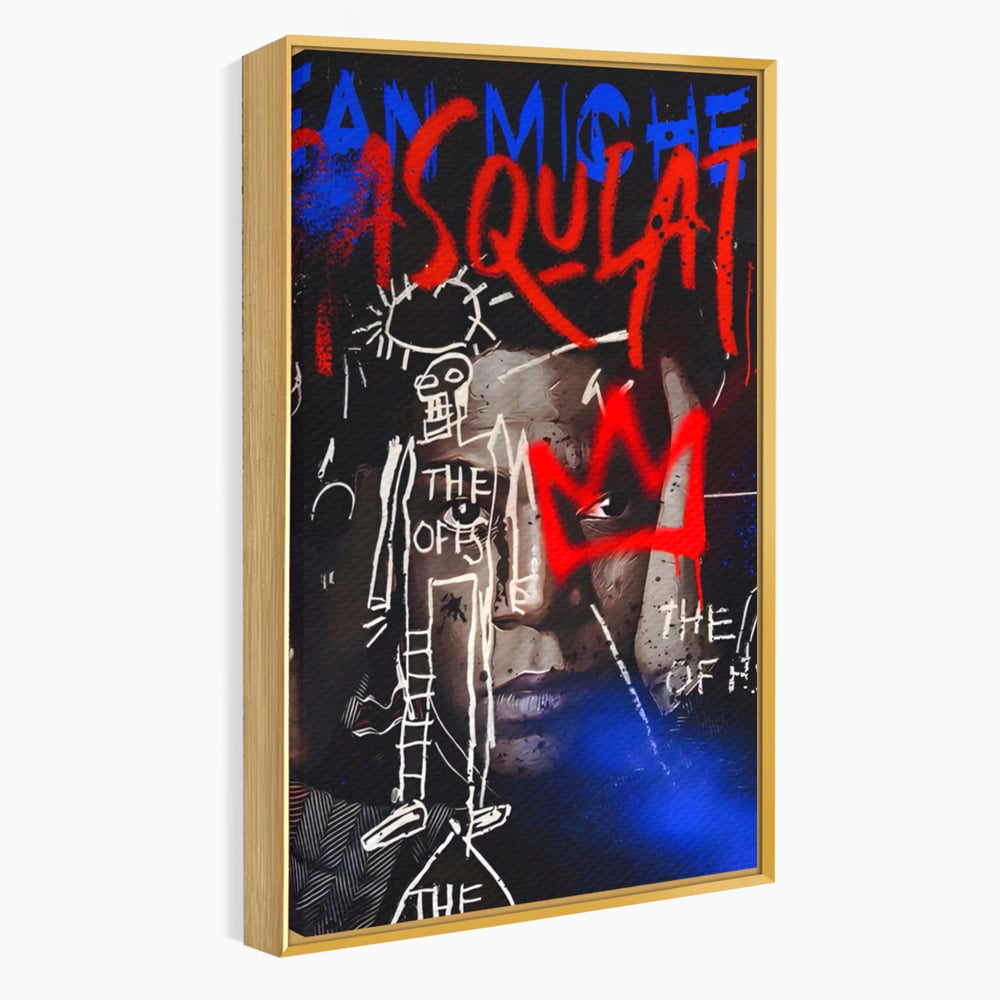 Tablou Canvas Premium LuxCanva® A1520, Michel Basquiat , Room, Artist Plastic, SAMO, Arta Stradala, Dormitor, Culori Vibrante