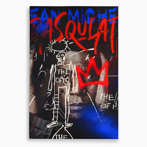 Tablou Canvas Premium LuxCanva® A1520, Michel Basquiat , Room, Artist Plastic, SAMO, Arta Stradala, Dormitor, Culori Vibrante