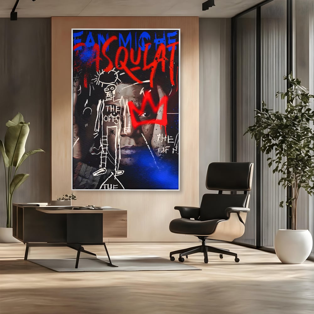 Tablou Canvas Premium LuxCanva® A1520, Michel Basquiat , Room, Artist Plastic, SAMO, Arta Stradala, Dormitor, Culori Vibrante