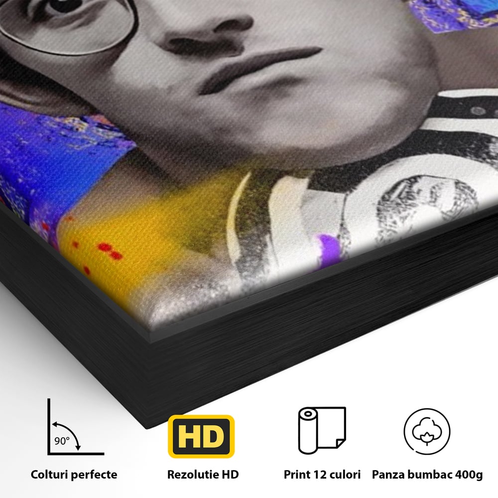 Tablou Canvas Premium LuxCanva® A1523, Keith Haring ,  Room, Arta Stradala, Graffiti, Artist, Dormitor, Culori Vibrante