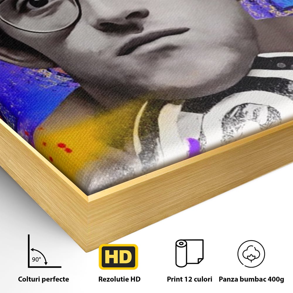 Tablou Canvas Premium LuxCanva® A1523, Keith Haring ,  Room, Arta Stradala, Graffiti, Artist, Dormitor, Culori Vibrante