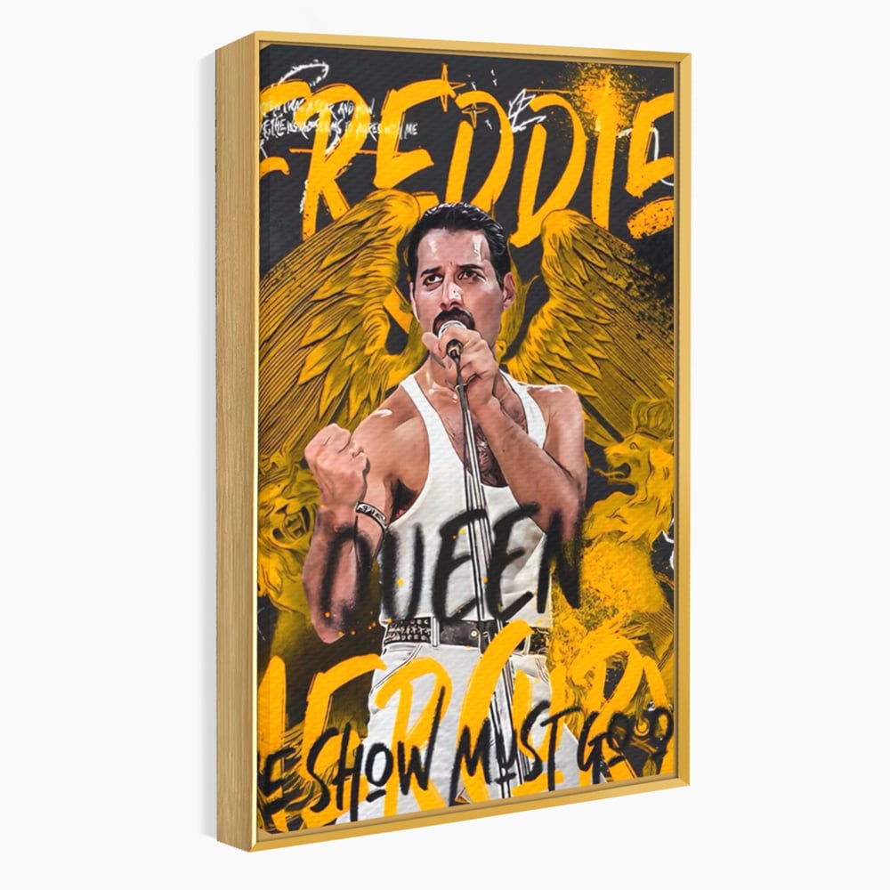 Leinwandbilder Premium-Leinwandbilder LuxCanva® A1526, Freddie Angel , Zimmer, Cantaret, Künstler, Queen, Wohnen, Lebendige Farben