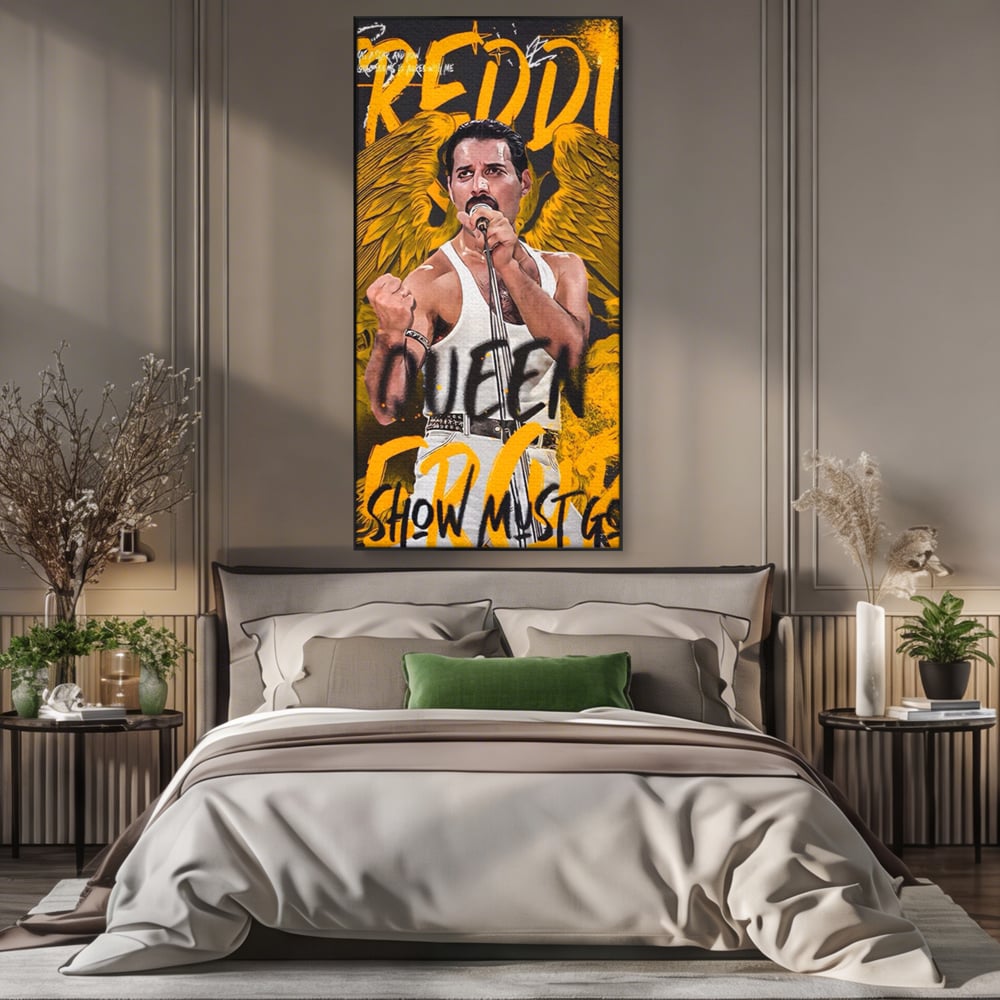 Leinwandbilder Premium-Leinwandbilder LuxCanva® A1526, Freddie Angel , Zimmer, Cantaret, Künstler, Queen, Wohnen, Lebendige Farben