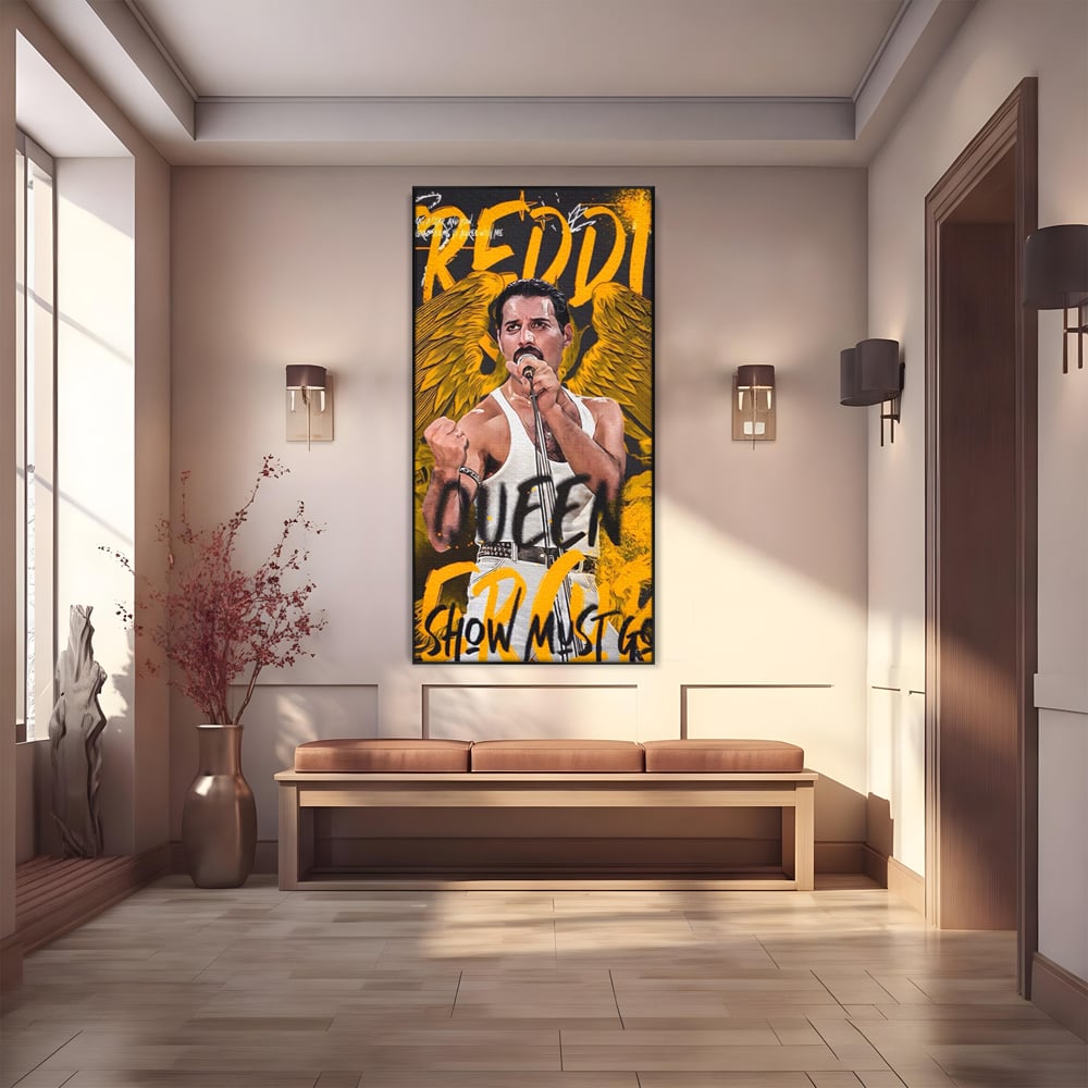 Leinwandbilder Premium-Leinwandbilder LuxCanva® A1526, Freddie Angel , Zimmer, Cantaret, Künstler, Queen, Wohnen, Lebendige Farben