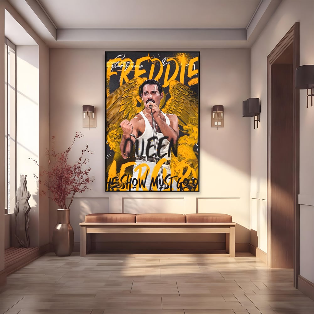 Leinwandbilder Premium-Leinwandbilder LuxCanva® A1526, Freddie Angel , Zimmer, Cantaret, Künstler, Queen, Wohnen, Lebendige Farben