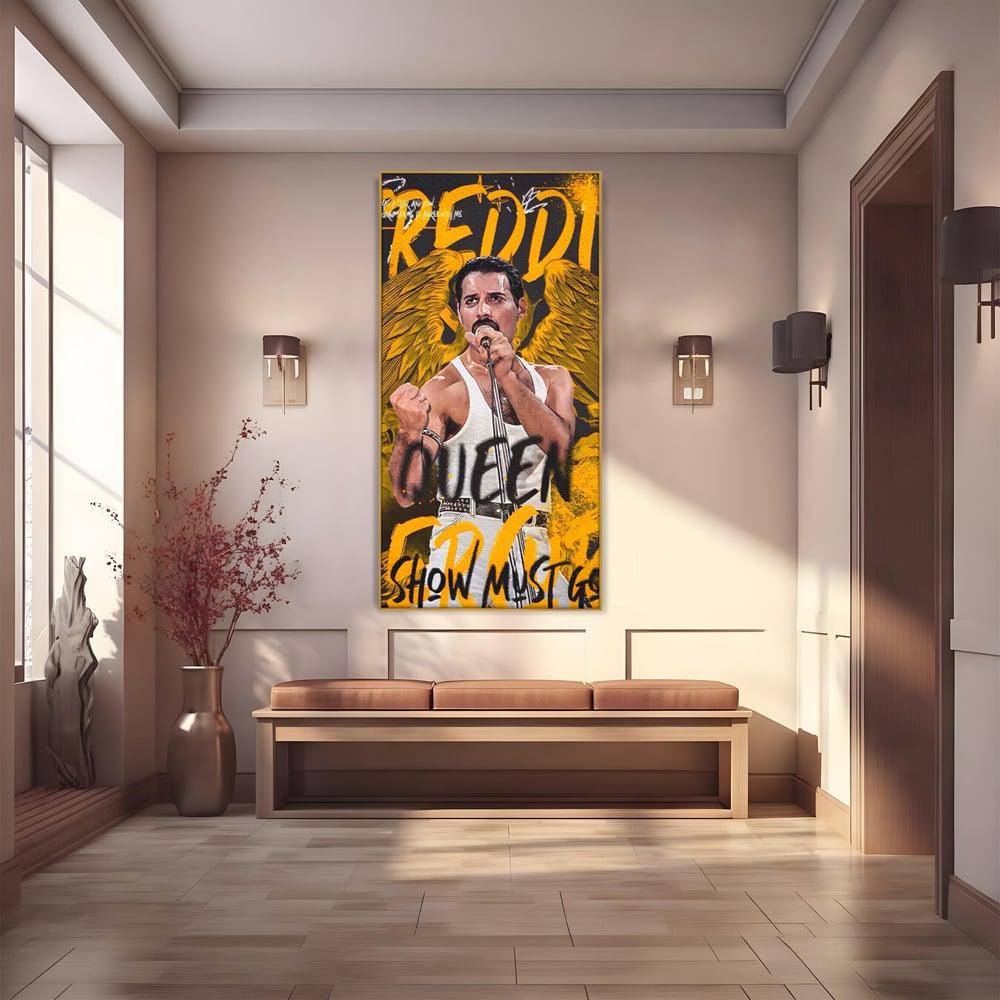 Leinwandbilder Premium-Leinwandbilder LuxCanva® A1526, Freddie Angel , Zimmer, Cantaret, Künstler, Queen, Wohnen, Lebendige Farben