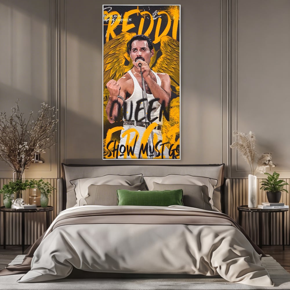 Leinwandbilder Premium-Leinwandbilder LuxCanva® A1526, Freddie Angel , Zimmer, Cantaret, Künstler, Queen, Wohnen, Lebendige Farben