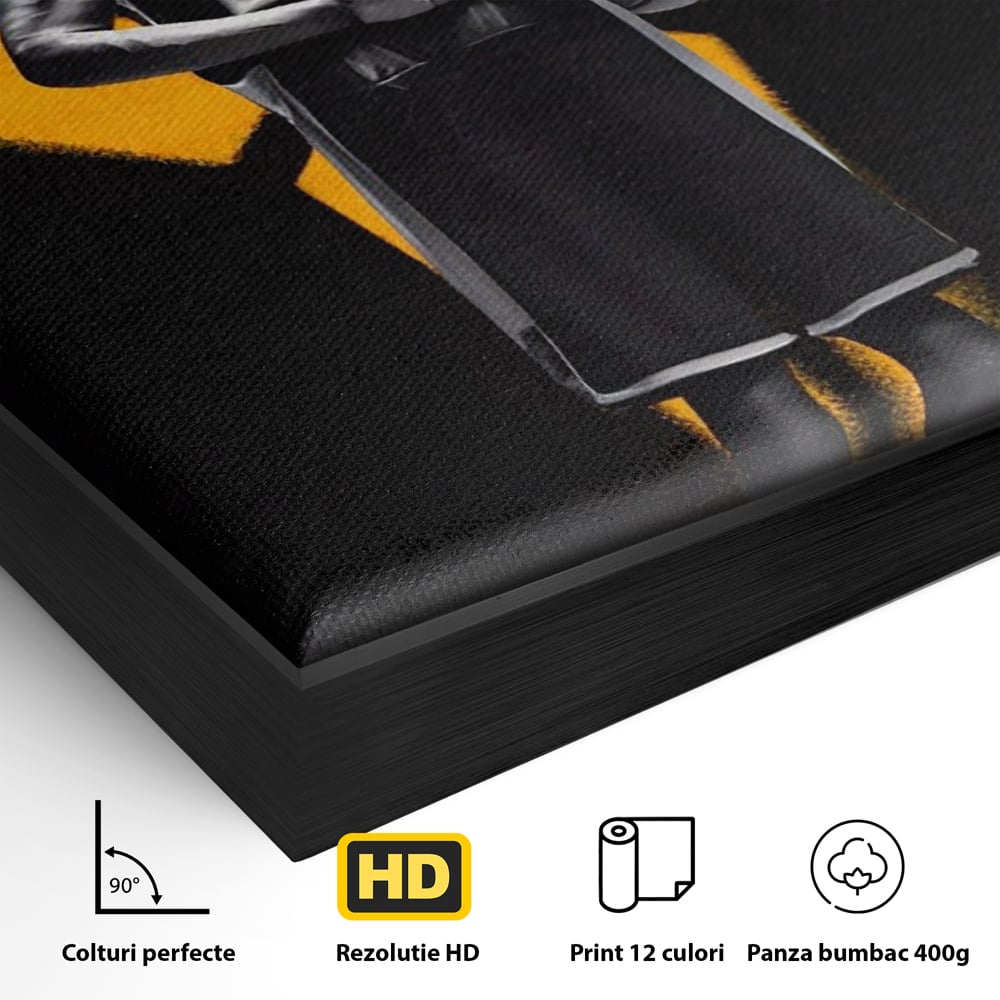 Tablou Canvas Premium LuxCanva® A1527, Kobe Bryant ,  Room, Sportiv, Baschetbalist, Vedeta, Club Sportiv, Culori Vibrante