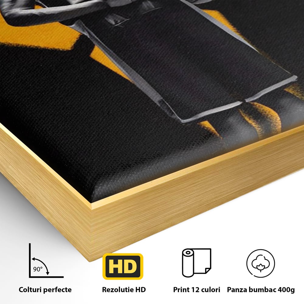 Tablou Canvas Premium LuxCanva® A1527, Kobe Bryant ,  Room, Sportiv, Baschetbalist, Vedeta, Club Sportiv, Culori Vibrante