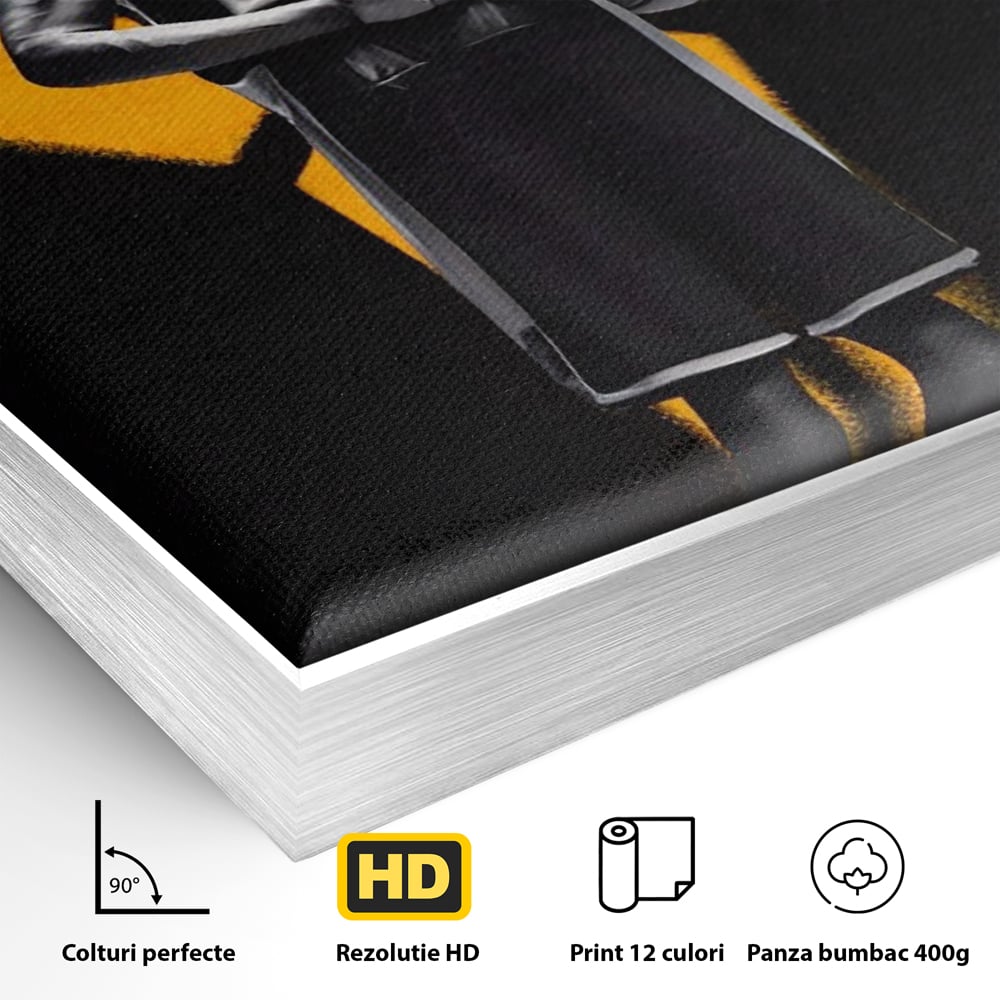 Tablou Canvas Premium LuxCanva® A1527, Kobe Bryant ,  Room, Sportiv, Baschetbalist, Vedeta, Club Sportiv, Culori Vibrante