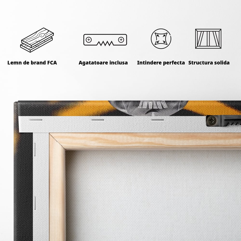 Tablou Canvas Premium LuxCanva® A1527, Kobe Bryant ,  Room, Sportiv, Baschetbalist, Vedeta, Club Sportiv, Culori Vibrante