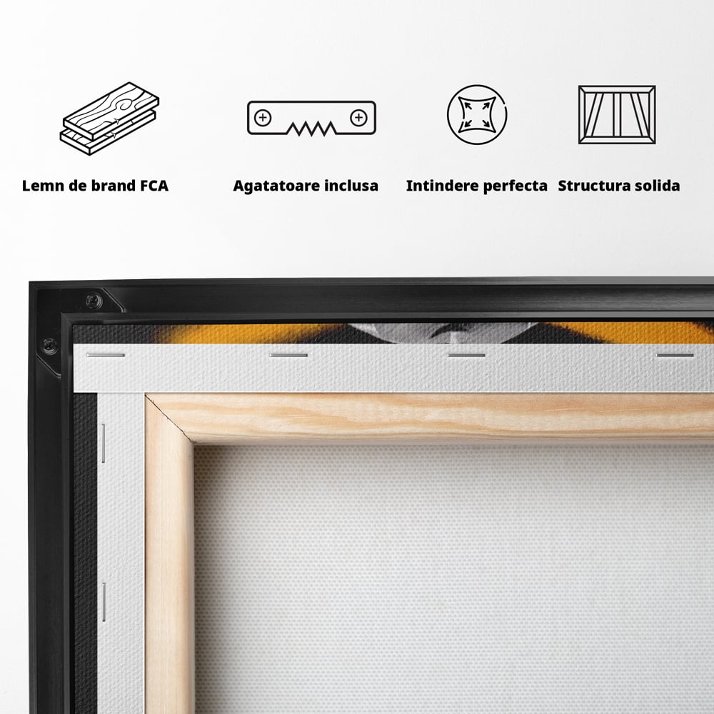 Tablou Canvas Premium LuxCanva® A1527, Kobe Bryant ,  Room, Sportiv, Baschetbalist, Vedeta, Club Sportiv, Culori Vibrante