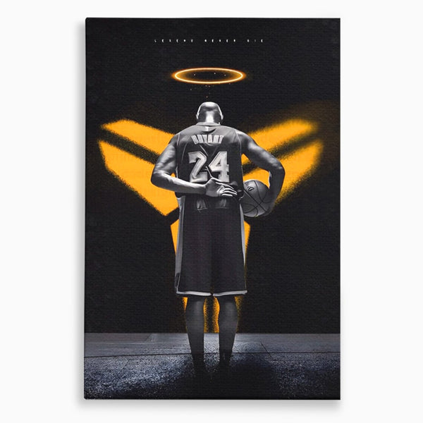 Tablou Canvas Premium LuxCanva® A1527, Kobe Bryant ,  Room, Sportiv, Baschetbalist, Vedeta, Club Sportiv, Culori Vibrante