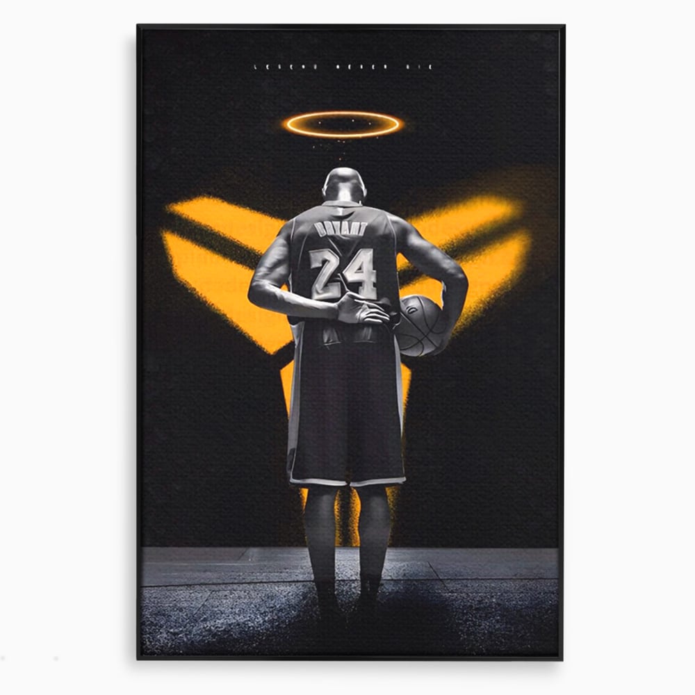 Tablou Canvas Premium LuxCanva® A1527, Kobe Bryant ,  Room, Sportiv, Baschetbalist, Vedeta, Club Sportiv, Culori Vibrante