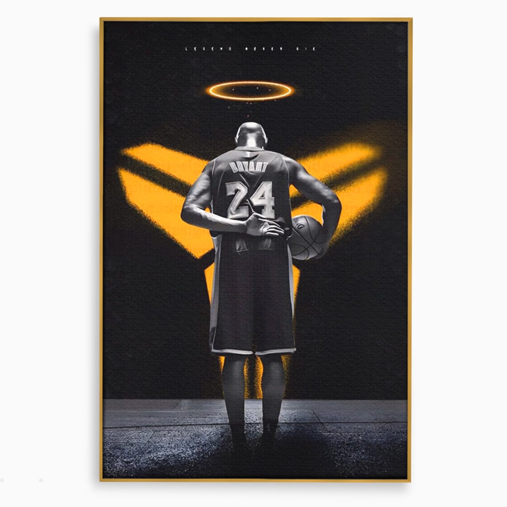 Tablou Canvas Premium LuxCanva® A1527, Kobe Bryant ,  Room, Sportiv, Baschetbalist, Vedeta, Club Sportiv, Culori Vibrante