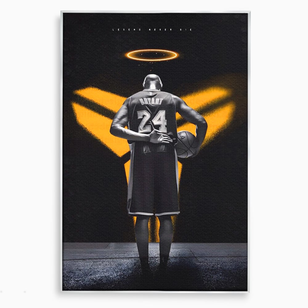 Tablou Canvas Premium LuxCanva® A1527, Kobe Bryant ,  Room, Sportiv, Baschetbalist, Vedeta, Club Sportiv, Culori Vibrante