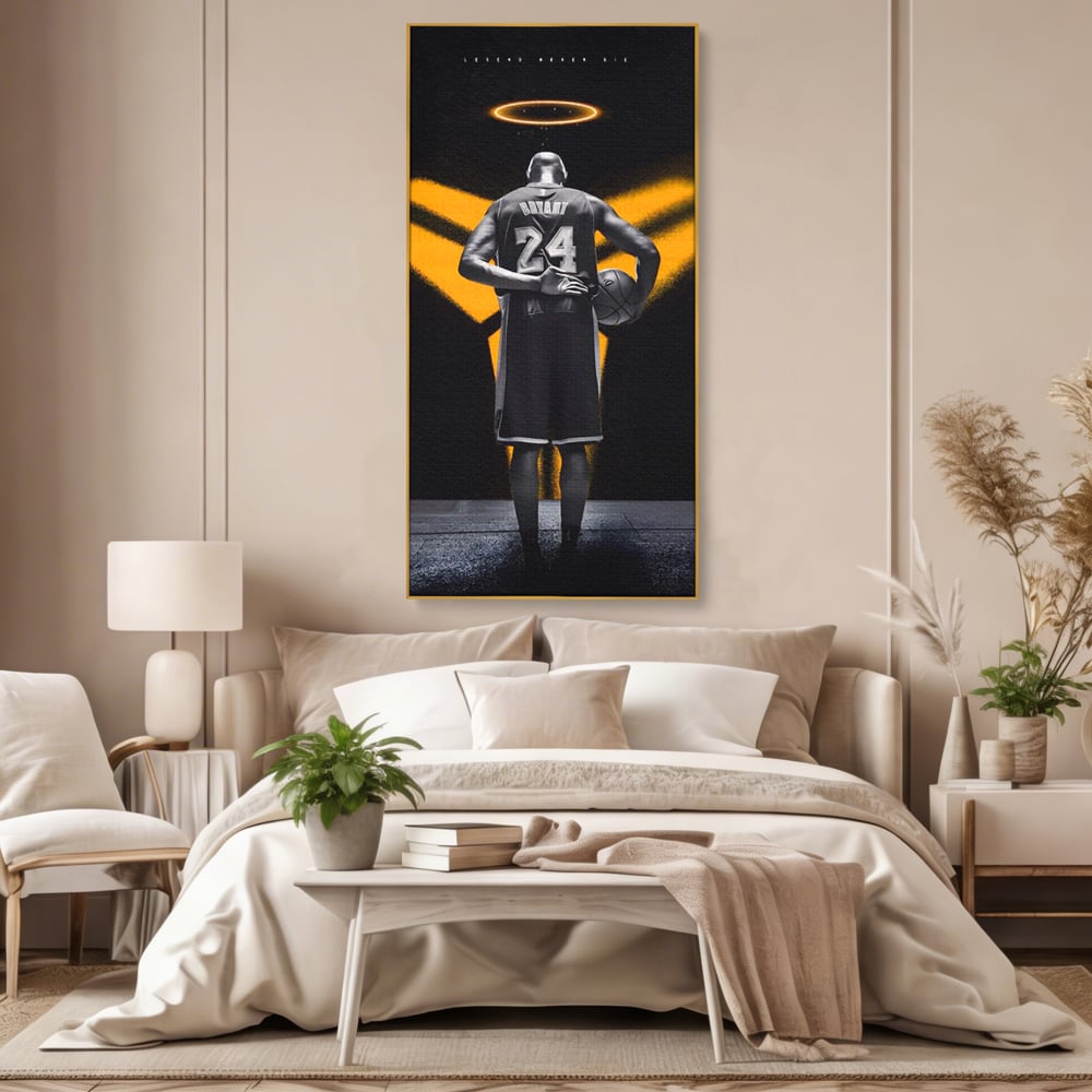 Tablou Canvas Premium LuxCanva® A1527, Kobe Bryant ,  Room, Sportiv, Baschetbalist, Vedeta, Club Sportiv, Culori Vibrante