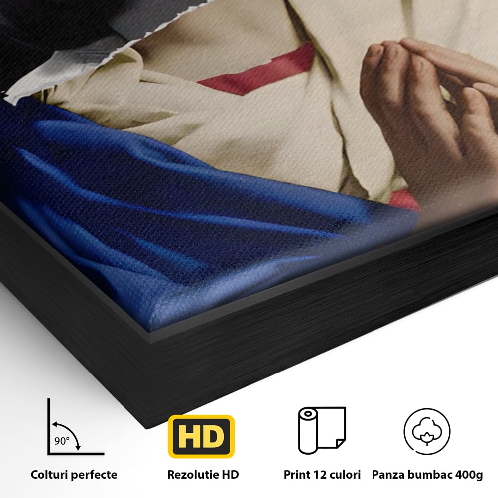 Tablou Canvas Premium LuxCanva® A1531, The Virgin In Prayer , Room, Fictiune, Epic, Decorativ, Living, Culori Vibrante