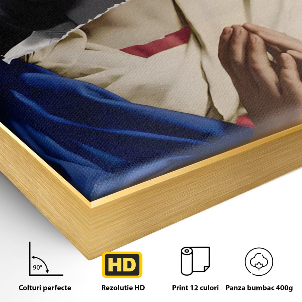 Tablou Canvas Premium LuxCanva® A1531, The Virgin In Prayer , Room, Fictiune, Epic, Decorativ, Living, Culori Vibrante
