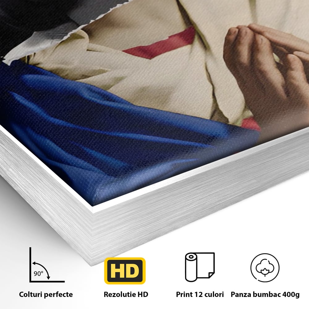 Tablou Canvas Premium LuxCanva® A1531, The Virgin In Prayer , Room, Fictiune, Epic, Decorativ, Living, Culori Vibrante