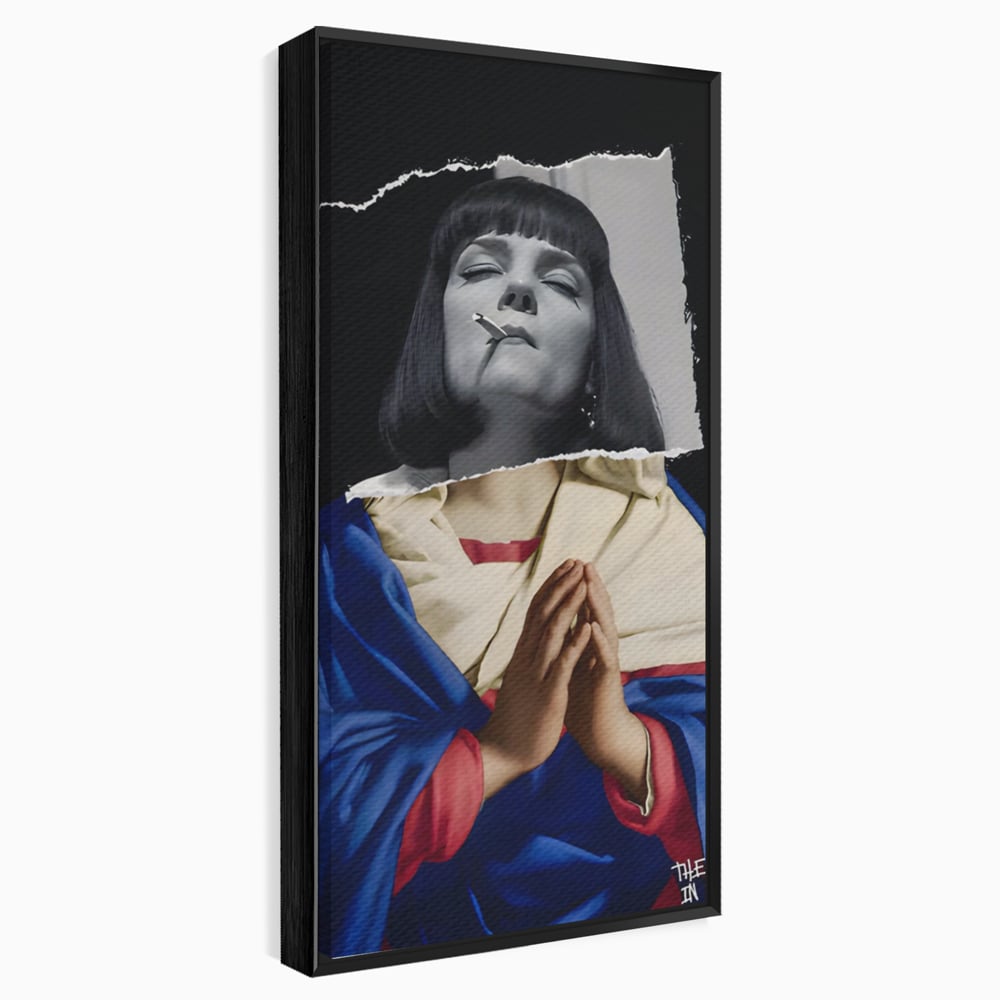 Tablou Canvas Premium LuxCanva® A1531, The Virgin In Prayer , Room, Fictiune, Epic, Decorativ, Living, Culori Vibrante
