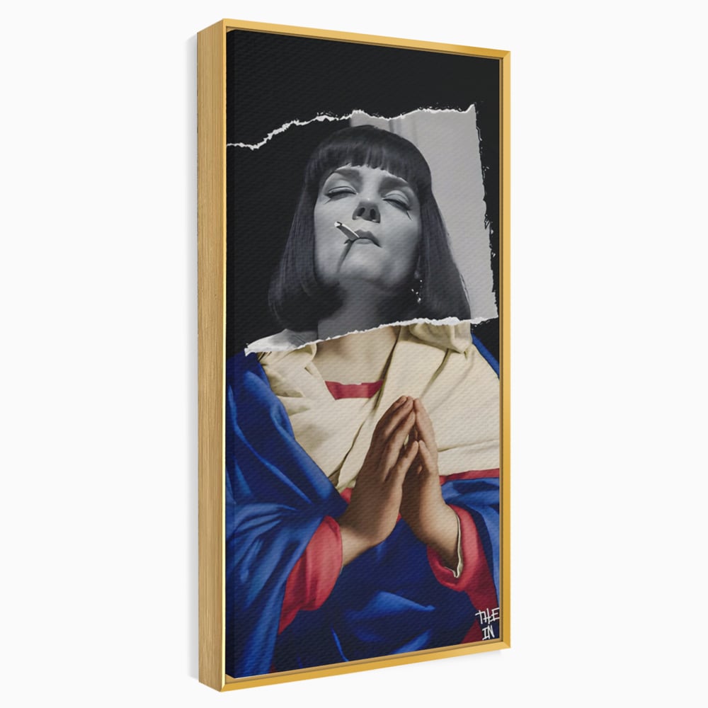 Tablou Canvas Premium LuxCanva® A1531, The Virgin In Prayer , Room, Fictiune, Epic, Decorativ, Living, Culori Vibrante