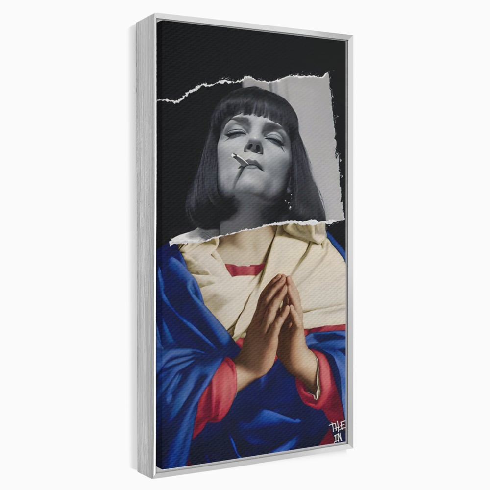 Tablou Canvas Premium LuxCanva® A1531, The Virgin In Prayer , Room, Fictiune, Epic, Decorativ, Living, Culori Vibrante