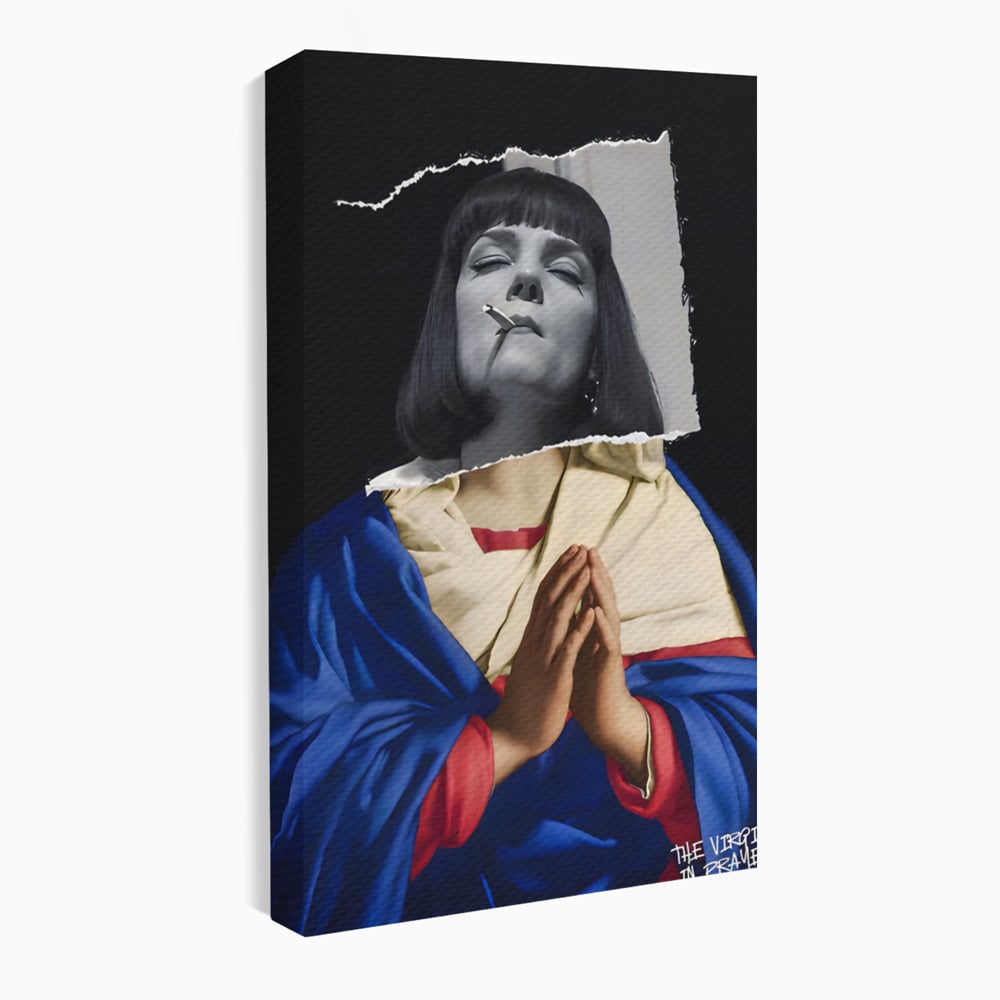 Tablou Canvas Premium LuxCanva® A1531, The Virgin In Prayer , Room, Fictiune, Epic, Decorativ, Living, Culori Vibrante