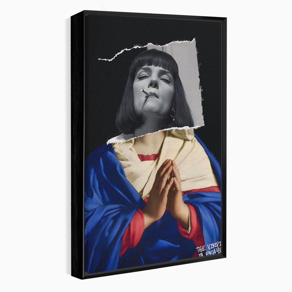 Tablou Canvas Premium LuxCanva® A1531, The Virgin In Prayer , Room, Fictiune, Epic, Decorativ, Living, Culori Vibrante