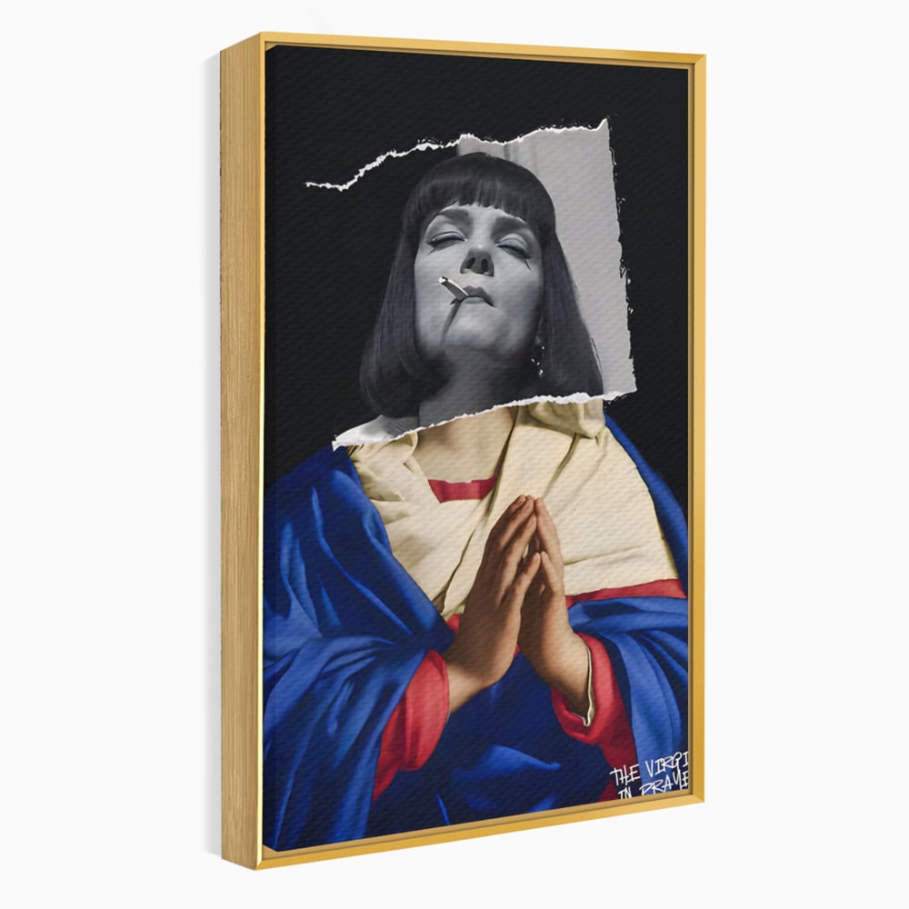 Tablou Canvas Premium LuxCanva® A1531, The Virgin In Prayer , Room, Fictiune, Epic, Decorativ, Living, Culori Vibrante
