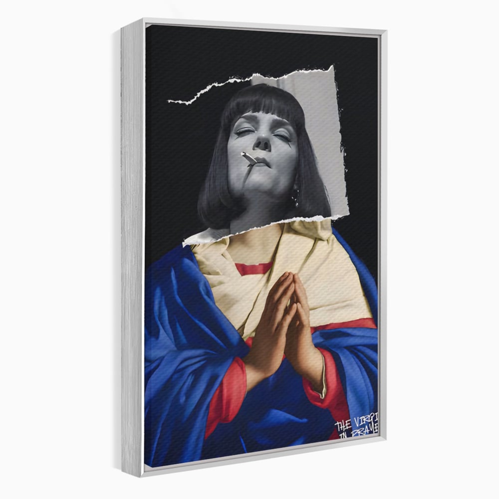 Tablou Canvas Premium LuxCanva® A1531, The Virgin In Prayer , Room, Fictiune, Epic, Decorativ, Living, Culori Vibrante