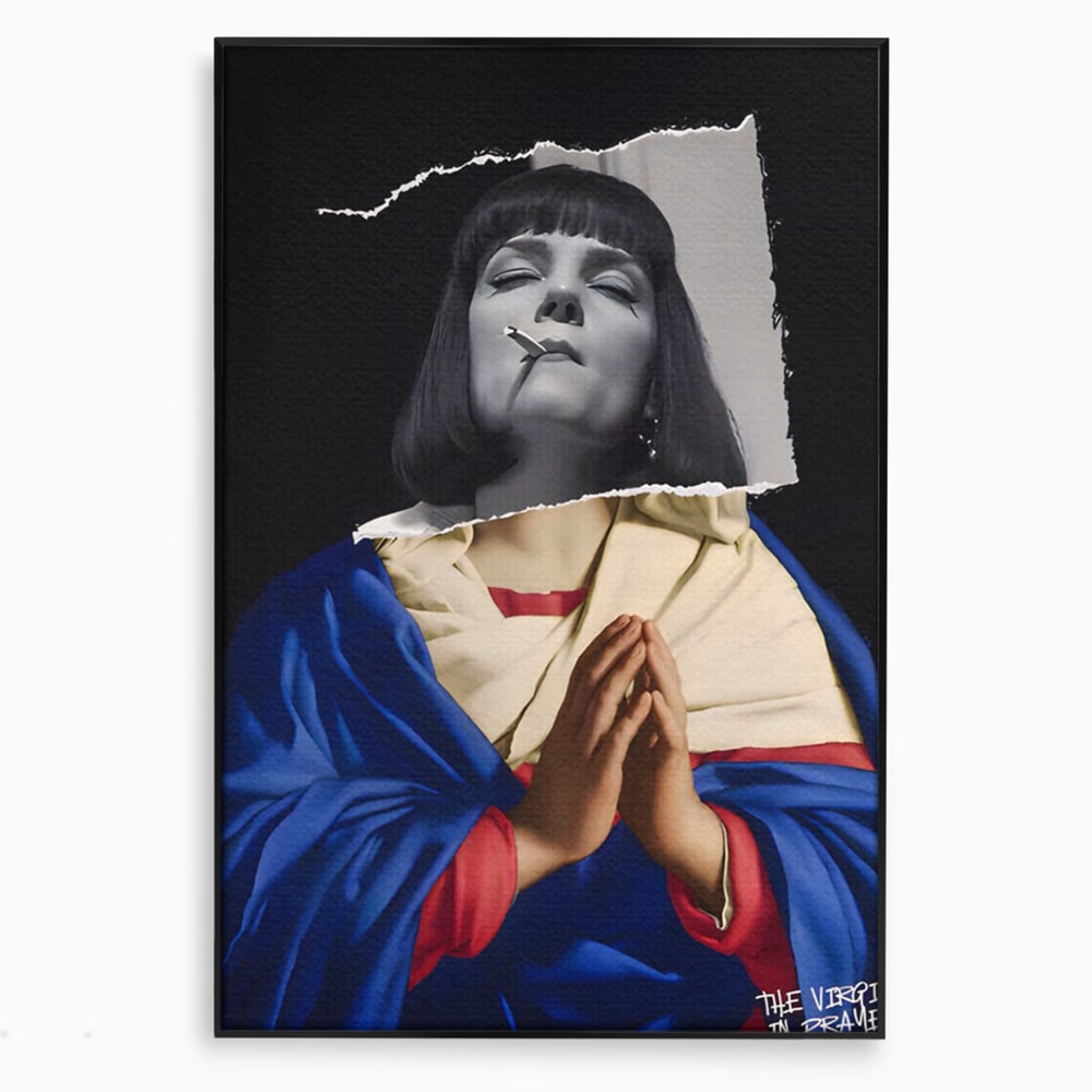 Tablou Canvas Premium LuxCanva® A1531, The Virgin In Prayer , Room, Fictiune, Epic, Decorativ, Living, Culori Vibrante