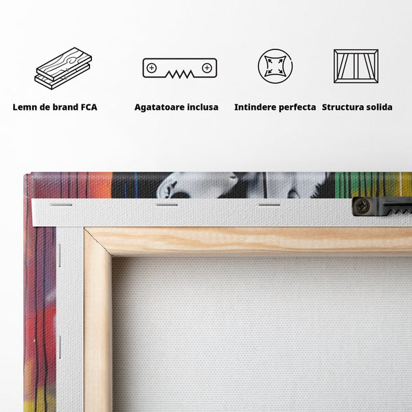 Leinwandbilder Premium LuxCanva® A1540, Romantischer Regen, Schlafzimmer, Paar, Regen, Regenschirm, Regenschirm, Wohnen, Kräftige Farben
