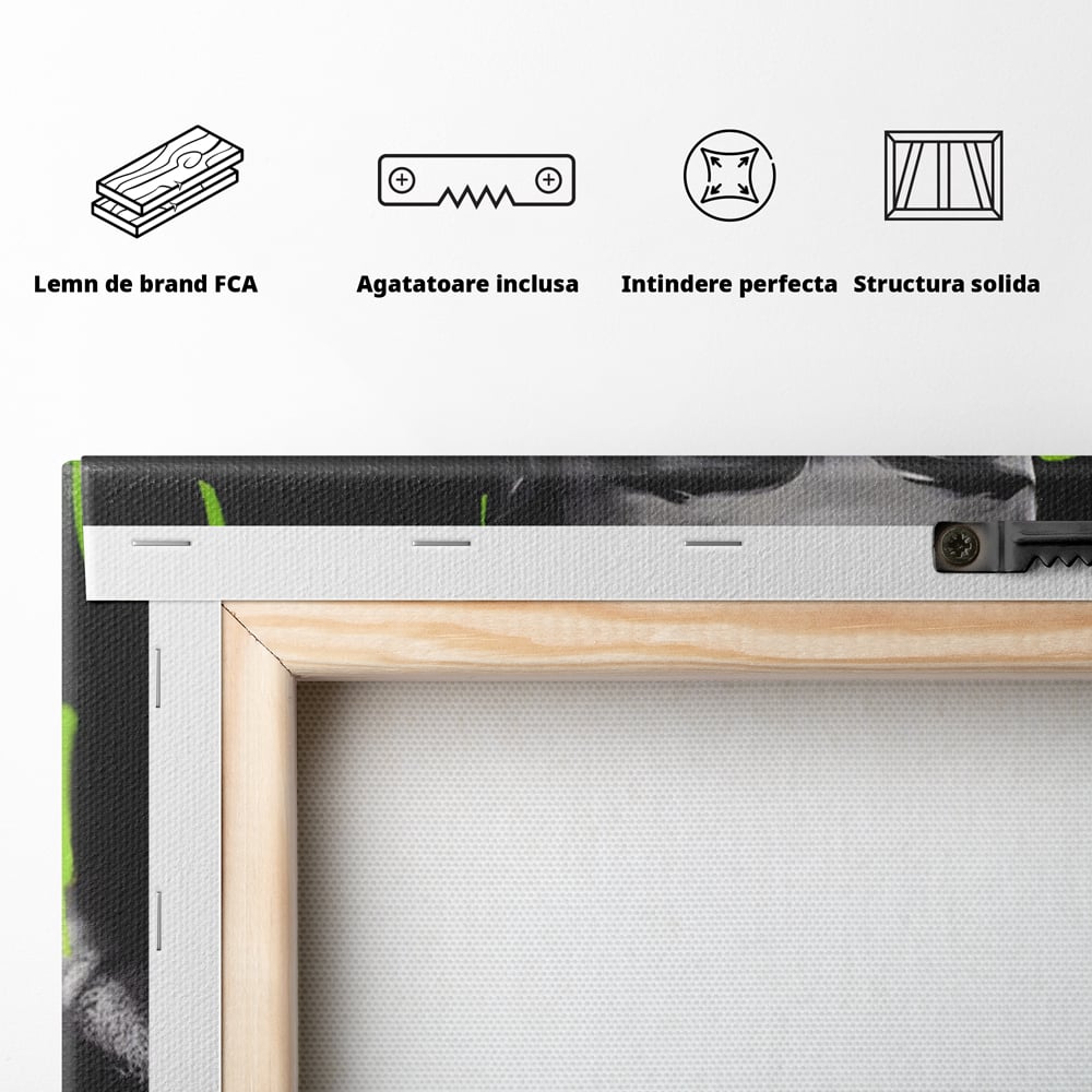 Tablou Canvas Premium LuxCanva® A1545, Mr. Muhammad Ali , Boxer, Sportiv, Campion, Living, Culori Vibrante
