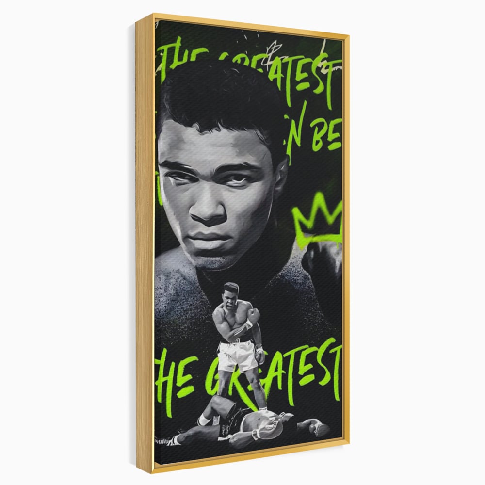 Tablou Canvas Premium LuxCanva® A1545, Mr. Muhammad Ali , Boxer, Sportiv, Campion, Living, Culori Vibrante