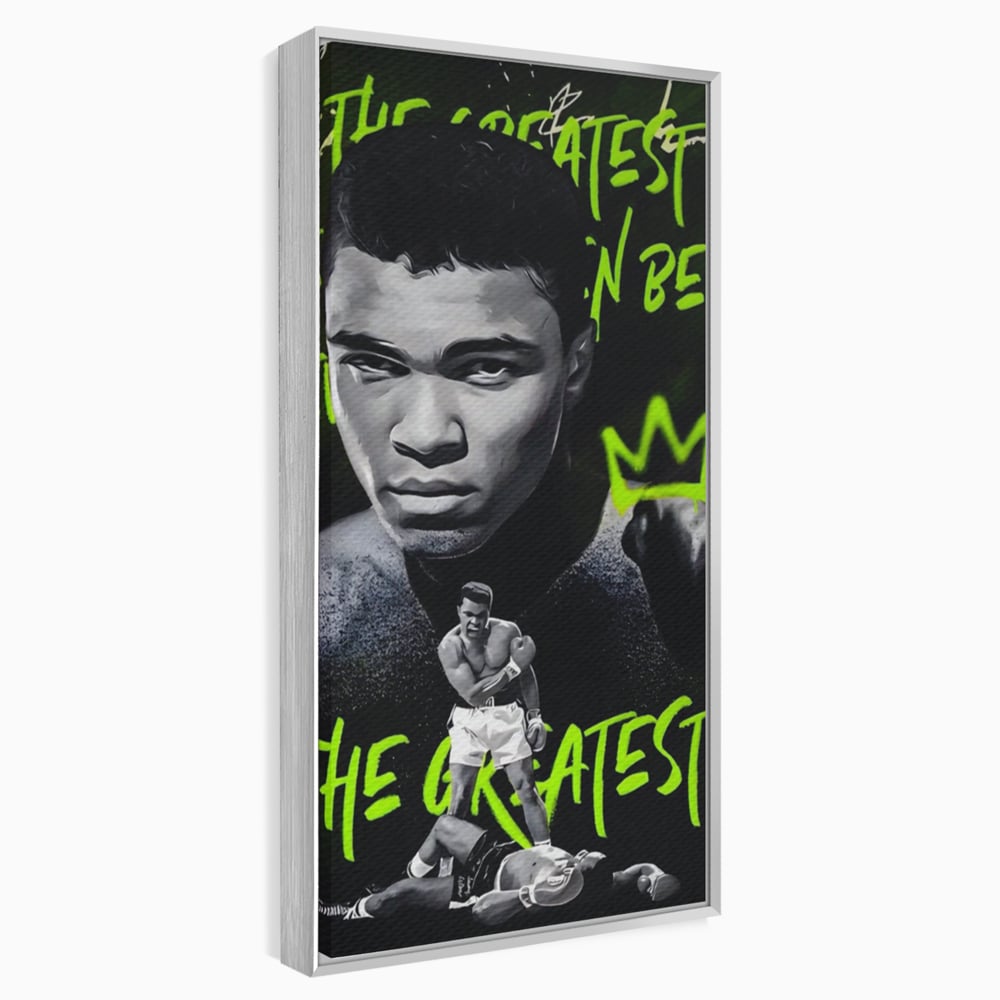 Tablou Canvas Premium LuxCanva® A1545, Mr. Muhammad Ali , Boxer, Sportiv, Campion, Living, Culori Vibrante