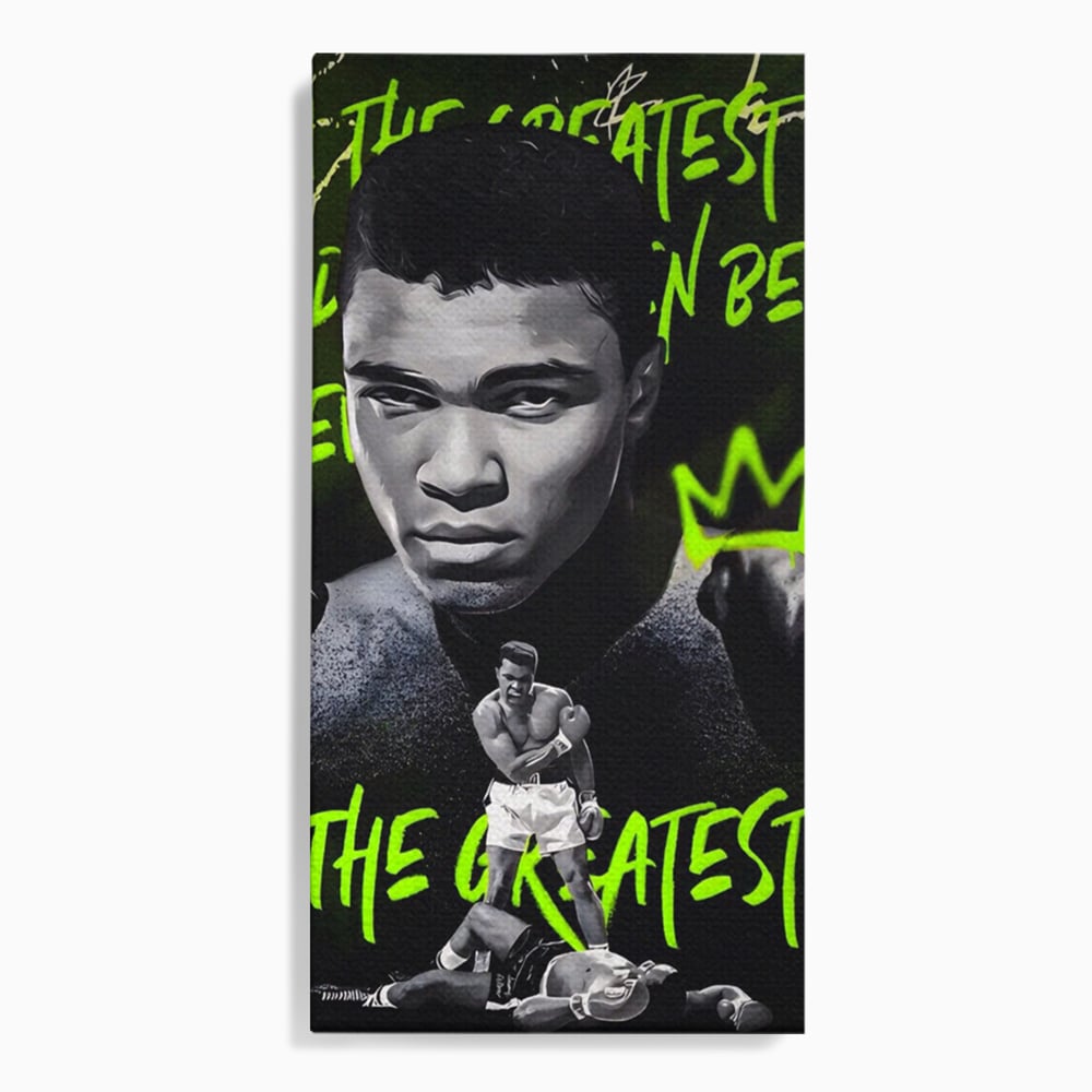 Tablou Canvas Premium LuxCanva® A1545, Mr. Muhammad Ali , Boxer, Sportiv, Campion, Living, Culori Vibrante
