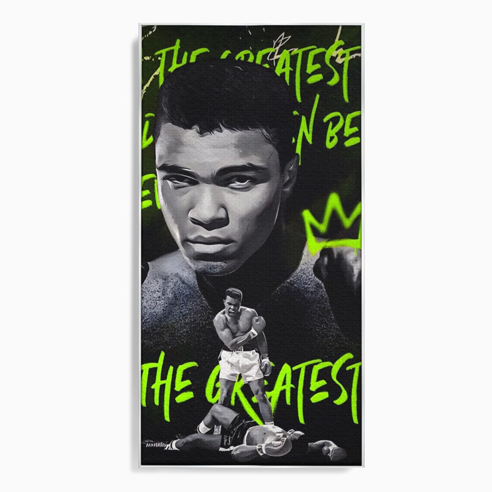 Tablou Canvas Premium LuxCanva® A1545, Mr. Muhammad Ali , Boxer, Sportiv, Campion, Living, Culori Vibrante