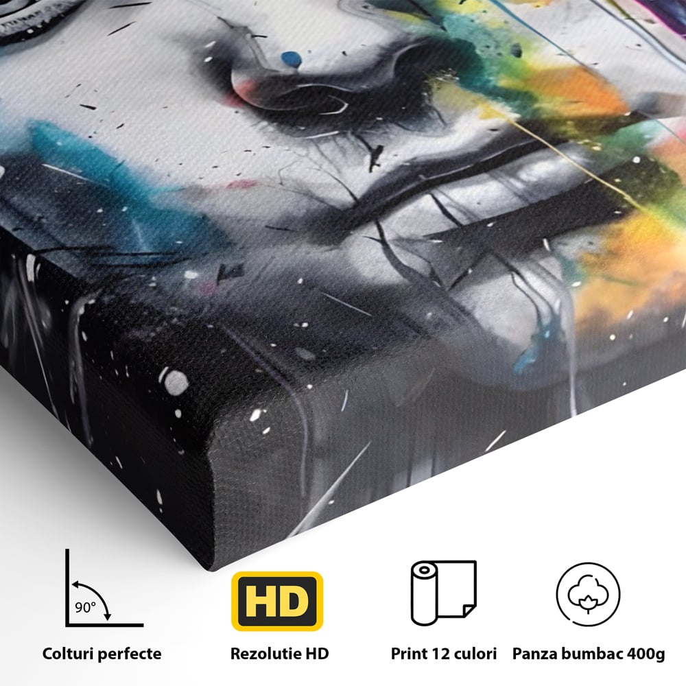 Tablou Canvas Premium LuxCanva® A1546, Beautiful Boy ,  Barbat, Model, Frumuste, Decorativ, Living, Culori Vibrante