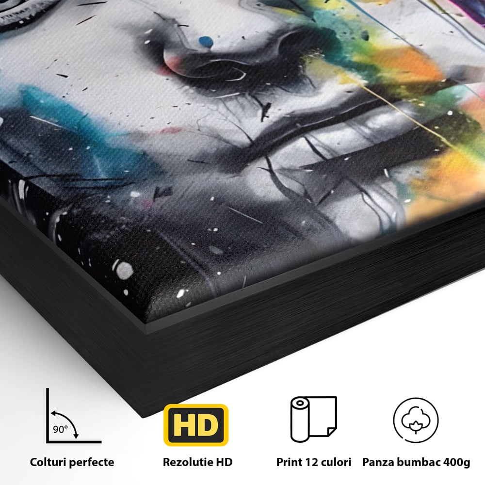 Tablou Canvas Premium LuxCanva® A1546, Beautiful Boy ,  Barbat, Model, Frumuste, Decorativ, Living, Culori Vibrante