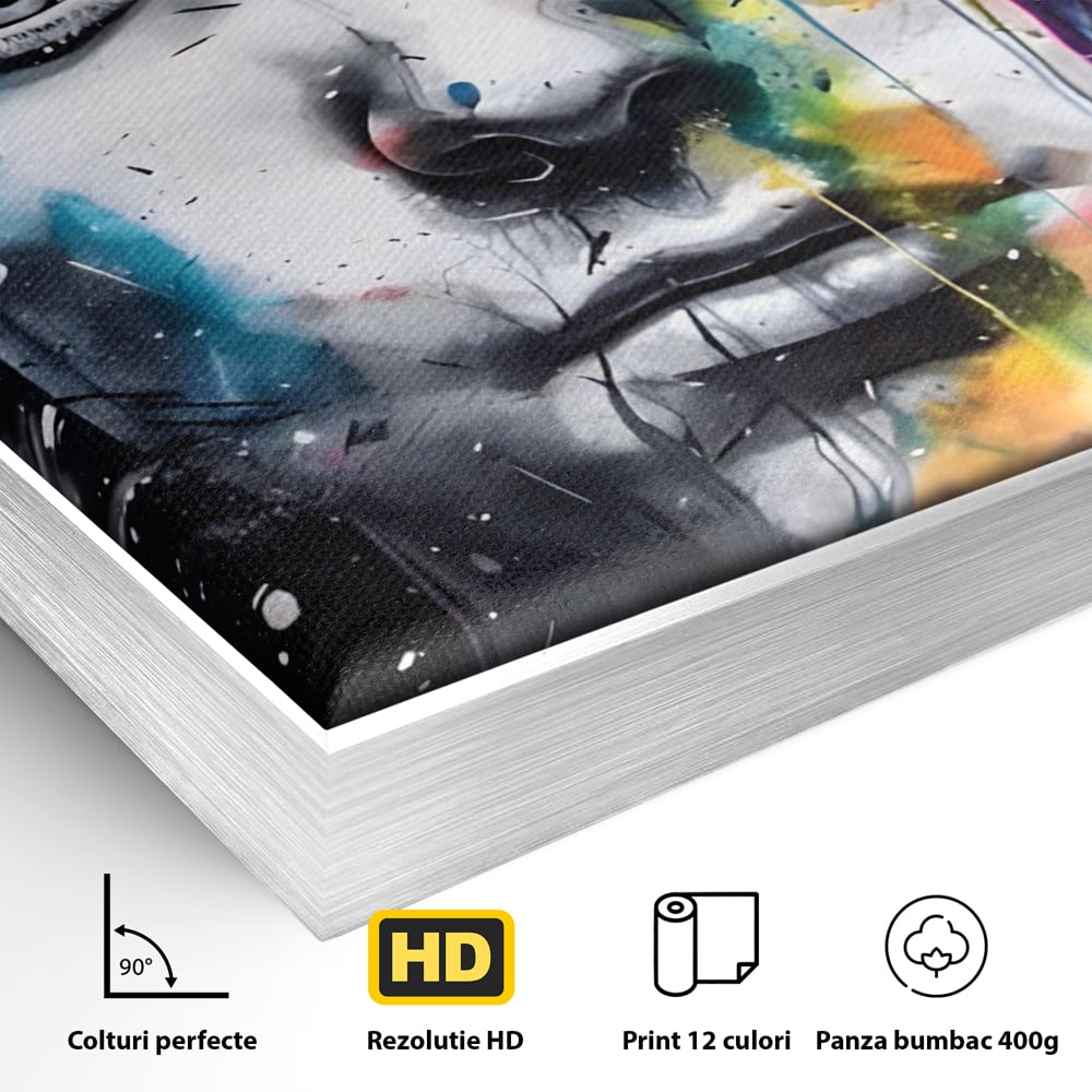 Tablou Canvas Premium LuxCanva® A1546, Beautiful Boy ,  Barbat, Model, Frumuste, Decorativ, Living, Culori Vibrante