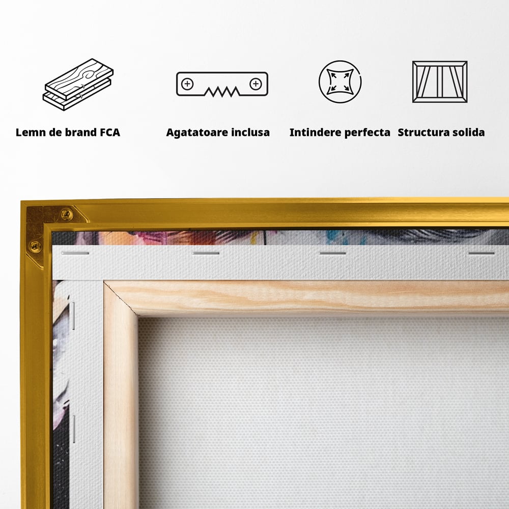 Tablou Canvas Premium LuxCanva® A1546, Beautiful Boy ,  Barbat, Model, Frumuste, Decorativ, Living, Culori Vibrante
