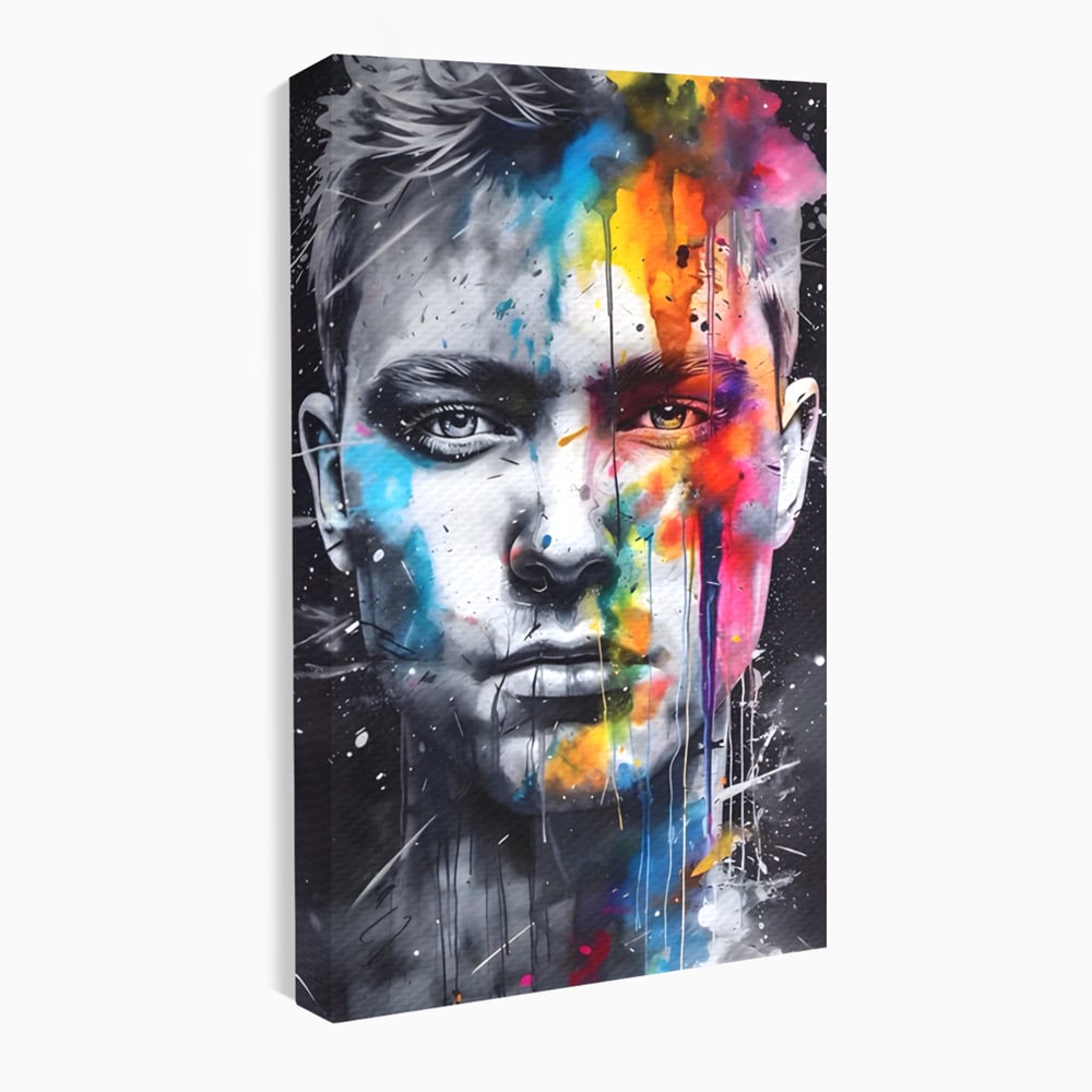 Tablou Canvas Premium LuxCanva® A1546, Beautiful Boy ,  Barbat, Model, Frumuste, Decorativ, Living, Culori Vibrante