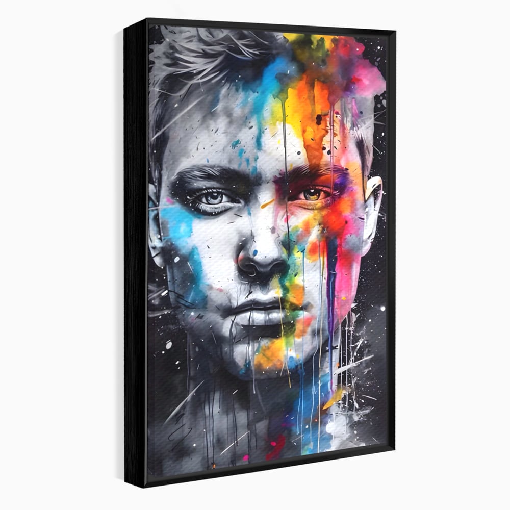Tablou Canvas Premium LuxCanva® A1546, Beautiful Boy ,  Barbat, Model, Frumuste, Decorativ, Living, Culori Vibrante