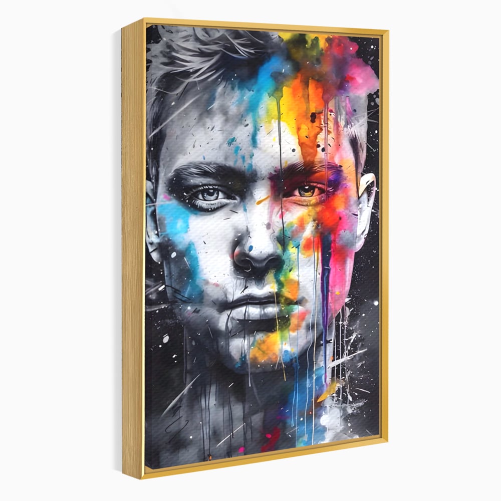 Tablou Canvas Premium LuxCanva® A1546, Beautiful Boy ,  Barbat, Model, Frumuste, Decorativ, Living, Culori Vibrante
